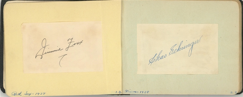 1938-1939 Baseball Legends Autograph Book of Signed Cuts With Over 50 Signatures (JSA)